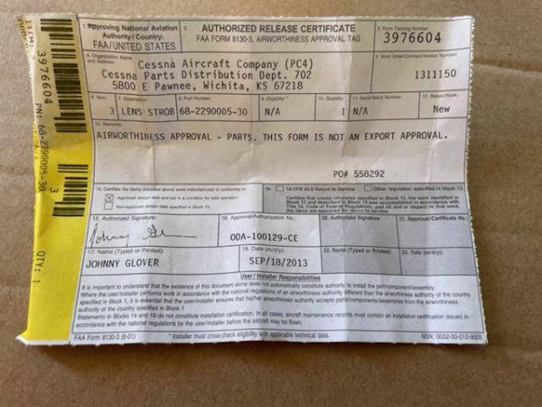 Whelen A612 Glass Strobe Lens Cover. New - part number A612 (view 3)