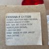 Cessna-Aeroflash Red, Glass, Tail Flashing Beacon Lens. New - part number 111-0001 (view 4)