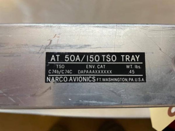 Narco AT150 Transponder with Tray. Used - part number AT150 (view 2)