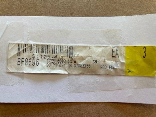 Cessna 200, 300, 400, 650, 750 Series Aircraft Rod End. New Old Stock - part number S1105-4 (view 2)