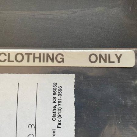 Beechcraft King Air Decal "Clothing Only". New Old Stock - part number 200D3