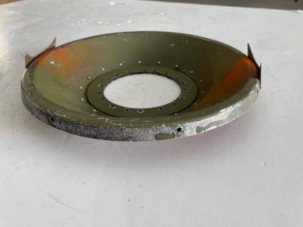 Cessna R172K Hawk XP 2-Blade Spinner Aft Bulkhead Assembly. Used - part number 0550328-201 or 0550324-16 (view 1)