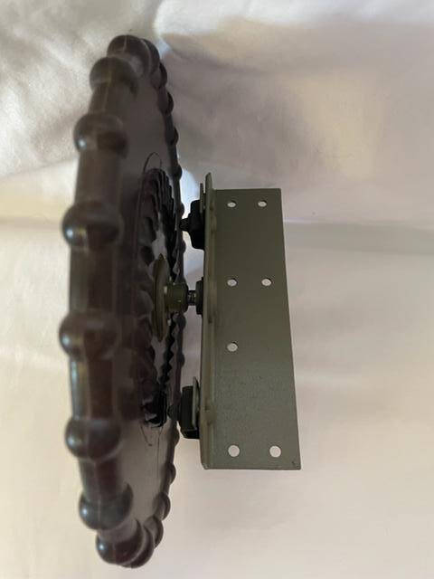 Cessna 180 & 185 Trim Wheel And Mounting Plate Assembly. Used - part number 0761205-8 (or -11 whole assembly) (view 2)