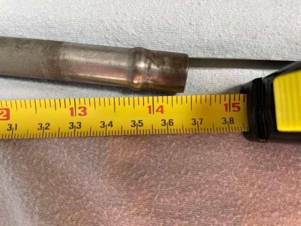 Continental Oil Gauge Rod Dipstick assembly. Used - part number possibly (632062-23?) (view 2)
