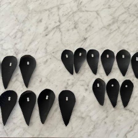 Boeing Stearman Leather Reinforcements.  41/4" And 31/4".  New Old Stock.