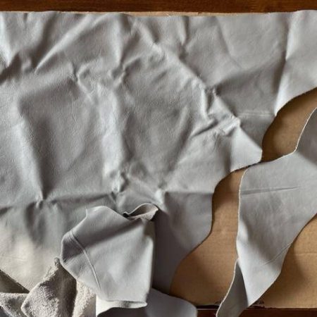 Beechcraft Bonanza 35 Gray Leather Remnant.  New Old Stock.