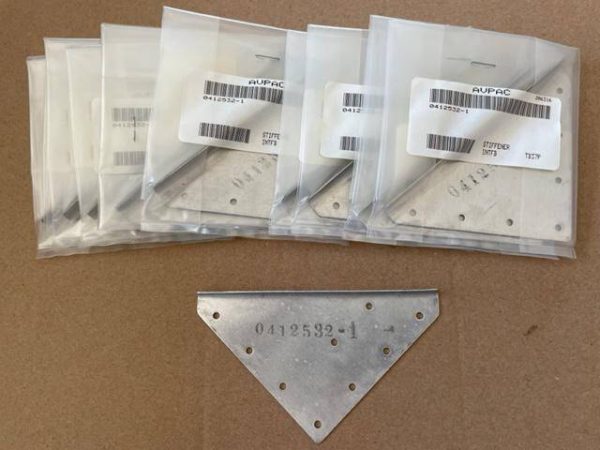 Cessna 150 LEFT Fuselage Tail Cone Stiffener. Service Letter SE75-20. New Old Stock - part number 0412532-1 (view 2)