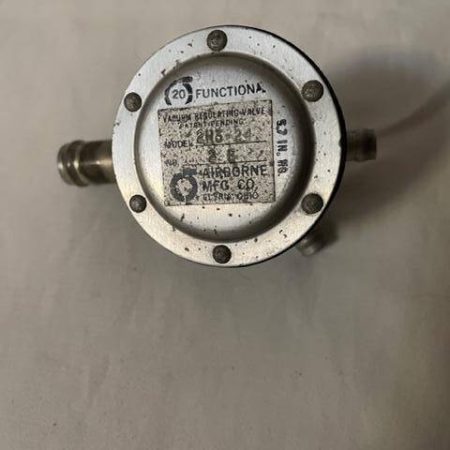 Airborne Vacuum Regulating Valve.  As Removed.
