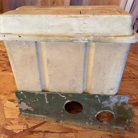 Cessna 180, 182, 185 Battery Box,  Lid., And Bracket  Used.