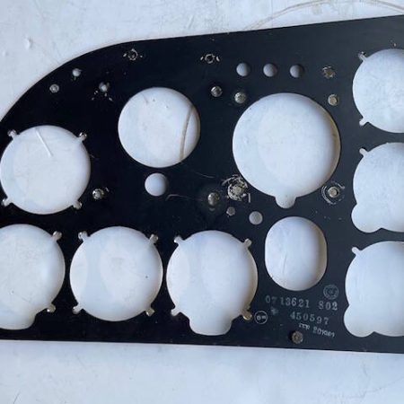 Cessna 182E Thru 182G & 210 Shock Mount Panel.  Metal.  Used.