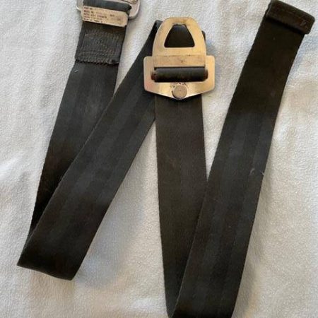Cessna 310, 320 Am Safe LEFT HAND Male Side Lap Seat Belt.  As Removed.