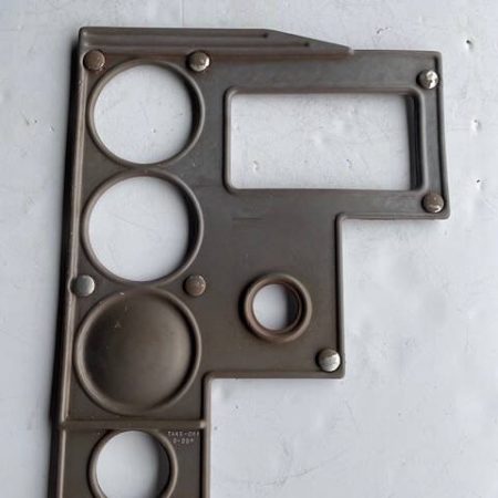 Cessna 182E Thru 182G & 210  Engine Instruments Shock Panel Cover.  Used.