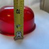 Whelen-Grimes Red Glass Nav Light Lens Dome. Used - part number 02-370360-00 (Grimes) (view 4)