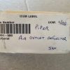 Piper Air Outlet Deflector. New Old Stock - part number 99791-000 (view 3)