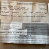 Cessna 340 Door Lock Indicator Placard. New - part number 5200181-14 (view 2)