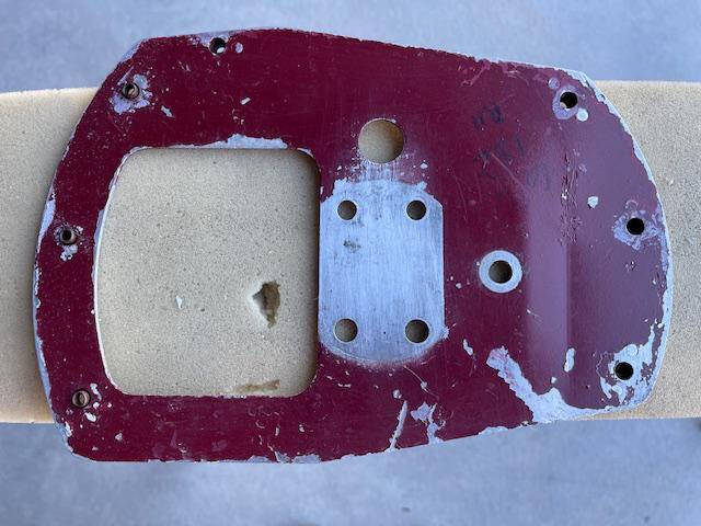 Cessna 182 RIGHT Wheel Pant Mounting Plate. Used - part number 0741046-8