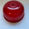 Whelen-Grimes Red Glass Nav Light Lens Dome. Used - part number 02-370360-00 (Grimes) (view 1)