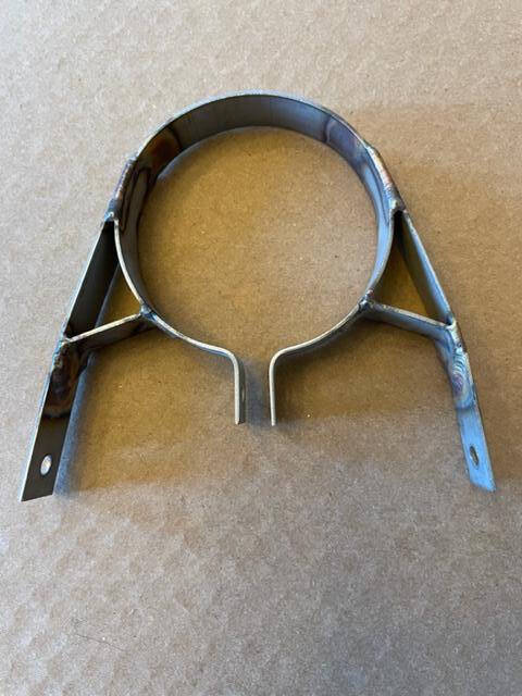 Cessna 210, 337 Welded Exhaust Tail Pipe Support Clamp. New Old Stock - part number 1250259-6