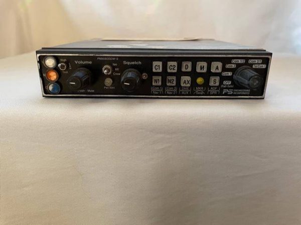 PS Engineering PMA 6000M-S Audio Panel. Used - part number 6000M-S