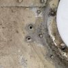 Cessna 337 Front Engine, 2-Blade Spinner Aft Bulkhead. Used - part number 1557303-9 (view 5)