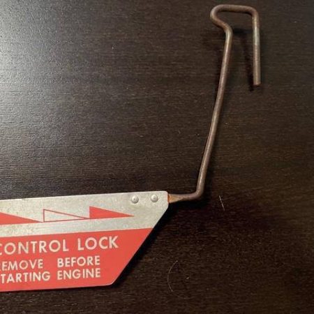 Cessna 152 Control Lock. Used - part number 1260463-18