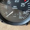 Cessna 182R, Q, P, Engine Tachometer. Removed For Upgrade. Used - part number D1-112-5023 (Mitchell number) (view 2)