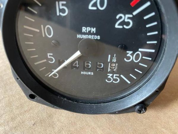 Cessna 182R, Q, P, Engine Tachometer. Removed For Upgrade. Used - part number D1-112-5023 (Mitchell number) (view 2)