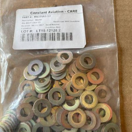 Cessna Citation Washers. PN MS27183-12. New - part number MS27183-12