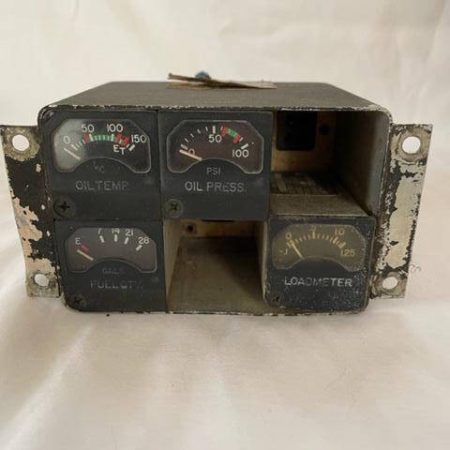 Edo Aire 14 Volt Modular Instrument Cluster-Partial. As Removed - part number 22-169-06-L