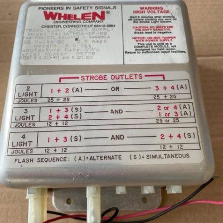 Whelen A413A 28 Volt Strobe Light Power Supply.  Used.