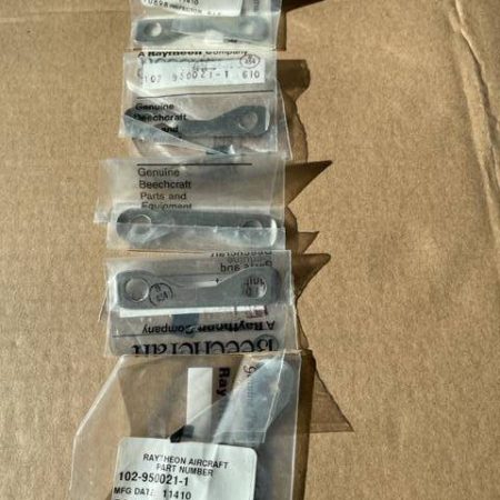 Beechcraft Piston Aircraft Exhaust Pipe Lock Tabs. New Old Stock - part number 102-950021-1
