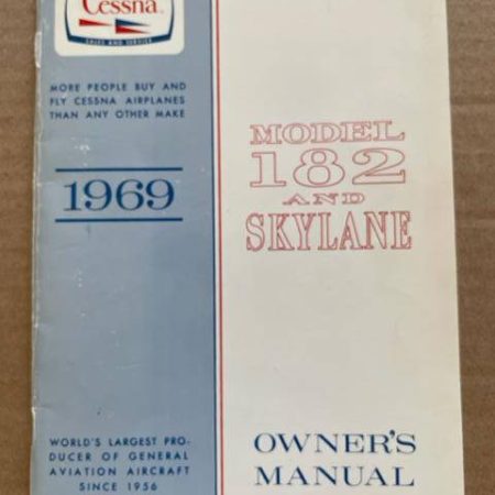 Cessna Model 182 And Skylane Owner's Manual.  Used.