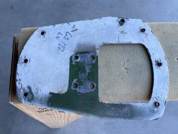 Cessna 182 LEFT Wheel Pant Mounting Plate. Used - part number 0741046-7 (view 1)