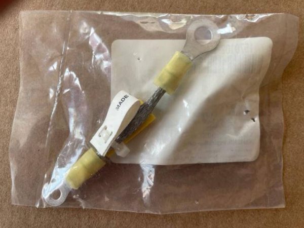 Cessna Single Engine Rudder Bonding Strap. New - part number 1570102-1