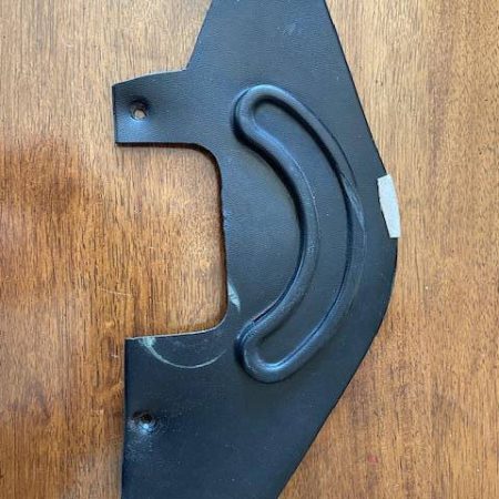 Cessna 310 LEFT, Upper Pedestal Plastic Cover With Trim Tab Index.  Used.