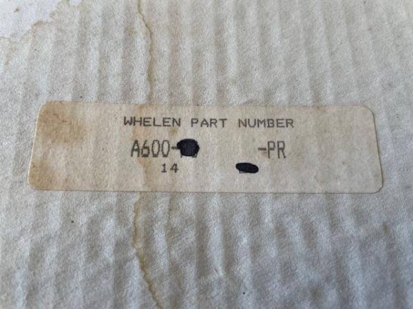 Whelen A600-PR Wing Tip Strobe & Nav Light Assembly. Red. New Old Stock - part number A600-PR-14V (view 9)