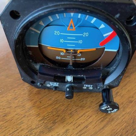 Mid-Continent Lifesaver Attitude Indicator 4300-411.  10-32 VDC.  Used.