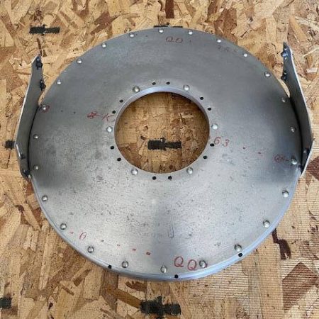 Beechcraft Baron 55 & 58 2-Blade Spinner Aft Bulkhead.  Not De-Iced.  Used.