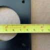 Cessna Ammeter Adapter Plate For Generator To Alternator Conversion. SK172-22M & AK210-54K. New Old Stock - part number 0700036-2 (view 2)