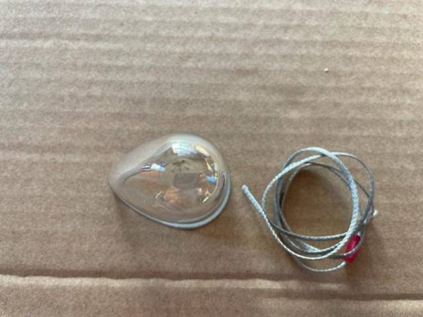 Whelen A428-C Strobe Light Lens, W/Radio Shield. New - part number A428C (model #) (view 1)