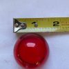 Grimes 2" Red Glass Nav Light Lens Cover. Used - part number A (1285 Grimes) (view 4)