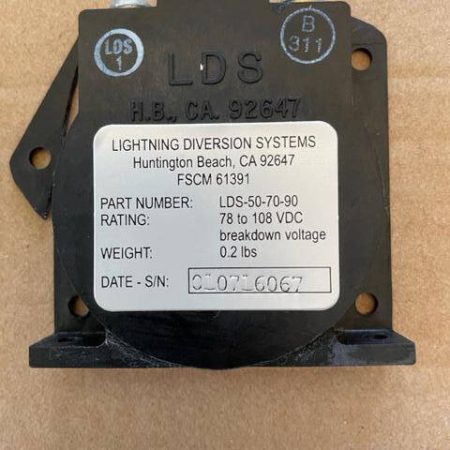 Lightning Diversion Systems Spark Gap Surge Suppressor.  New.  Minor Damaged.