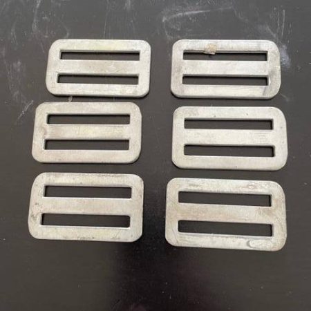 Seat Belt 3-Bar Webbing Slide Adjuster/Retainer.  Used.