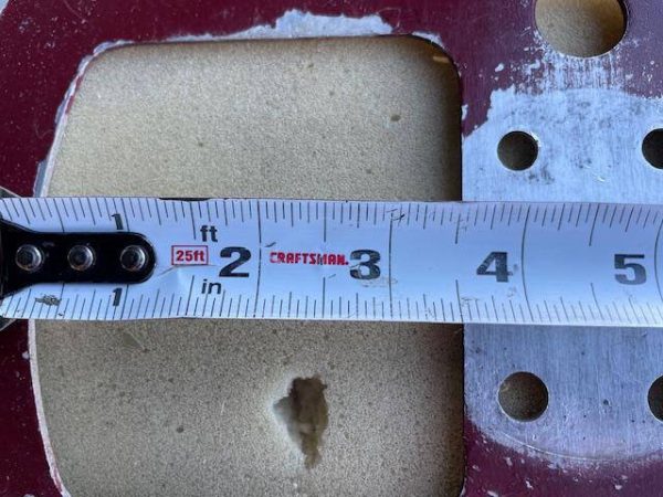 Cessna 182 RIGHT Wheel Pant Mounting Plate. Used - part number 0741046-8 (view 4)