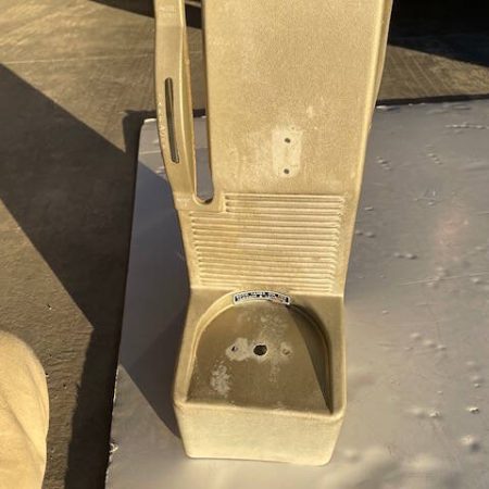 Cessna 172K Plastic Center Console Cover/Pedestal.  Used.