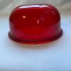 Whelen-Grimes Red Glass Nav Light Lens Dome. Used - part number 02-370360-00 (Grimes)