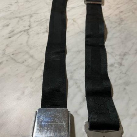 Aero Fabricators Black Lap Belt Set.  Used.