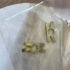 Alternator Thru Bolt Retainer. New Old Stock - part number C8FF10B383A (view 1)