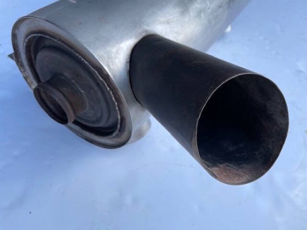 Cessna 182E Muffler With Stainless Steel Shroud. Used - part number 0750130-54 (or -60 Assembly) (view 4)