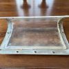 Cessna 180, 182, 185, 210 Left Wing Mounted Landing Light Retainer & Window. Used - part number 0722100-3 (retainer) (view 3)